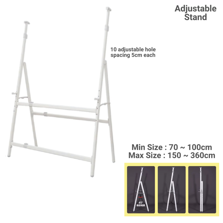 Deluxe White Board Stand 90cm x 100cm