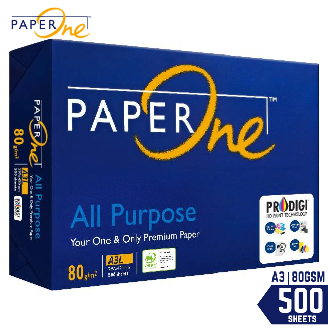 PaperOne Blue A3 80gsm Paper 500's (P1AP)