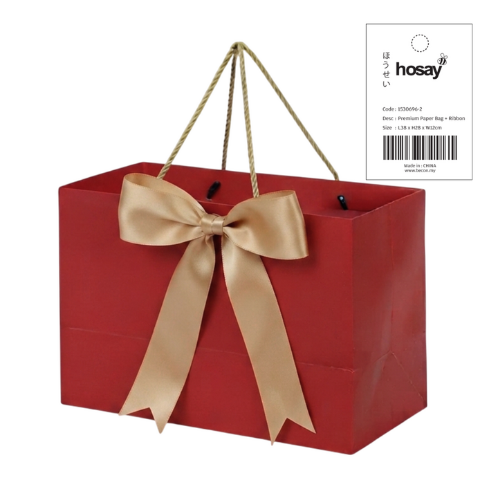 Premium Paper Bag 230g + Ribbon