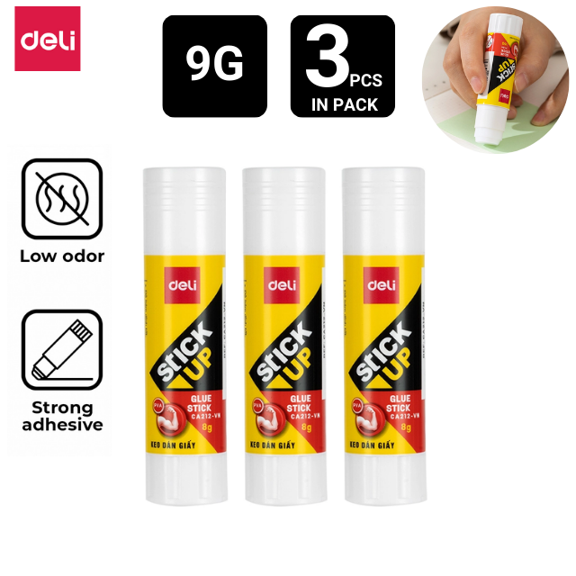 Deli Glue Stick Asst Colour