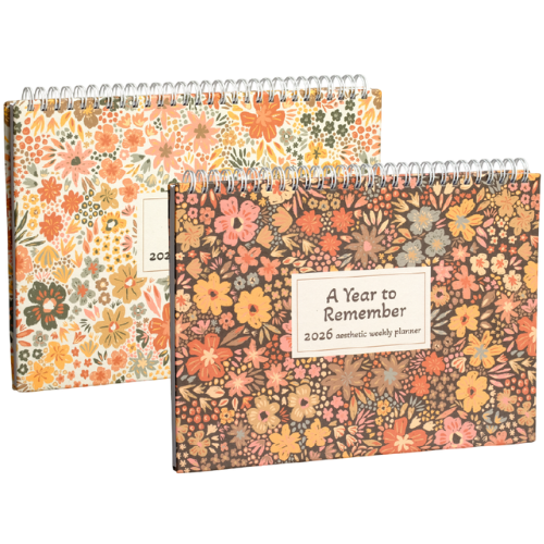 Masterprint B5 Wire O Weekly Planner Hard Cover Landscape + Notes - PWDHC-B5