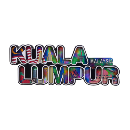 Kuala Lumpur Colourful Series Magnet 15x5.5cm