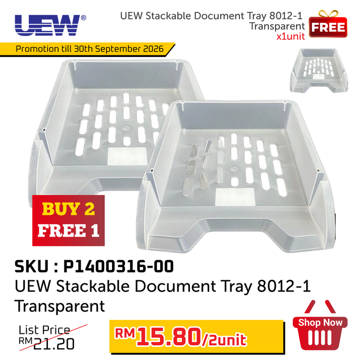 Promo@UEW Stackable Document Tray 8012-1