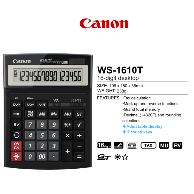 Canon Desktop Calculator