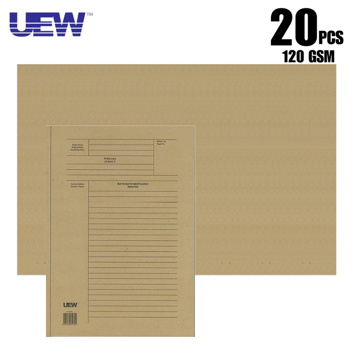 UEW Brown Minute File 20's