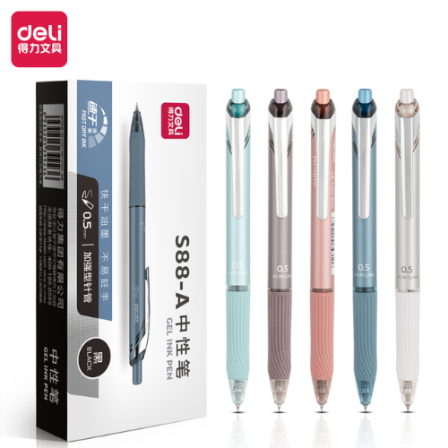 Deli School Gel Pen Asst Colours S88-A