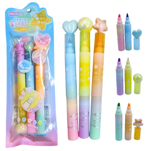 YOSEE Highlighter 3's Mix Colour YS6918