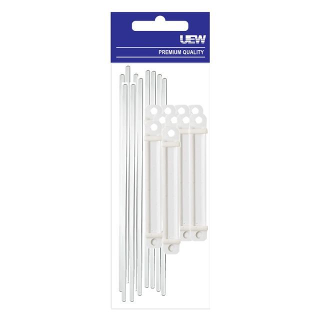 UEW Plastic Fastener U-6110 White (10's/pkt)
