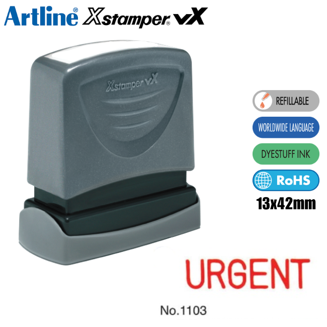 Artline X Stamper (Urgent) ES-BV - Red