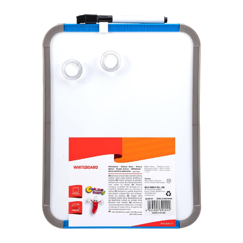 Deli Magnetic Whiteboard with Marker & Magnet 279x216mm