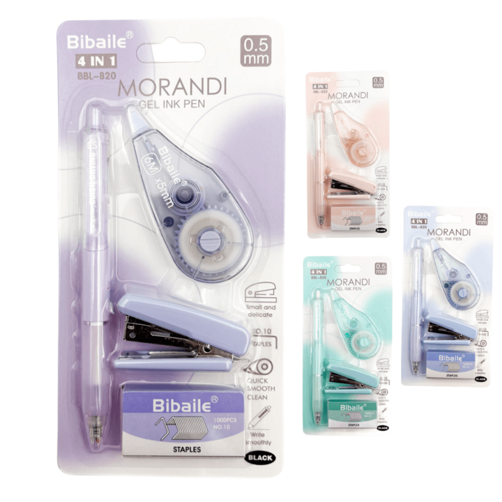 Bibaile Stationery Set 4 in 1