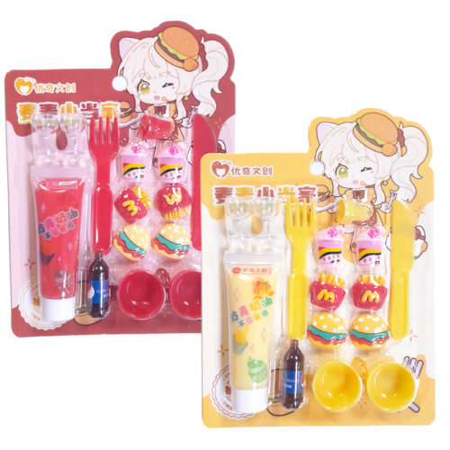 YOUQI DIY Guka Cream Glue Set 7062 Fast Food