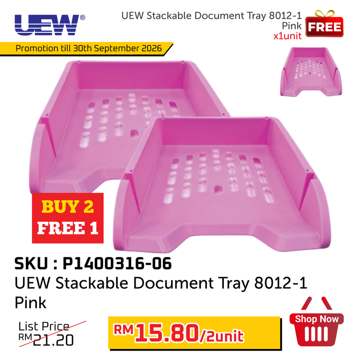 Promo@UEW Stackable Document Tray 8012-1