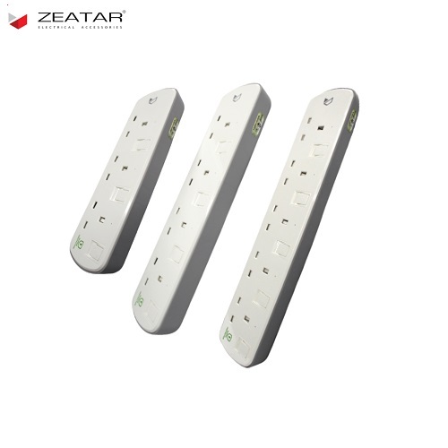 Zeatar Extension 5 Gang Socket 3-Meter SIRIM (Z315-3M)