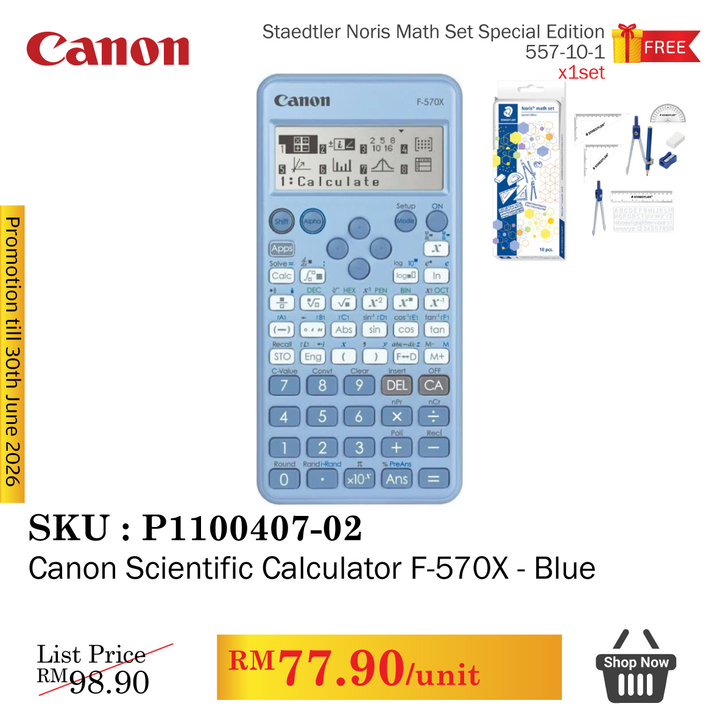 Promo@Canon Scientific Calculator F-570X