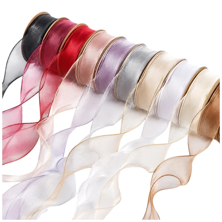 UEW Silk Chiffon Ribbon 4cm