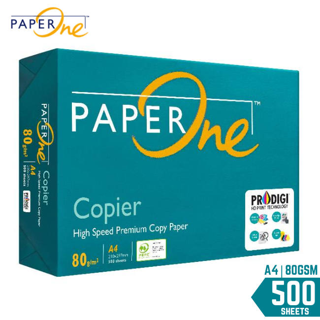 PaperOne Green Box A4 Paper 80gsm 500's