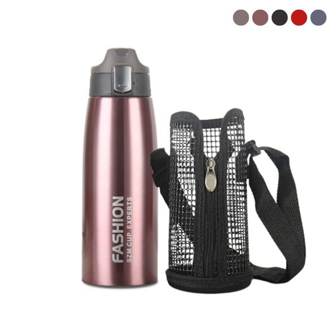Stainless Steel 304 Water Flask with Sling Bag 259 750ml