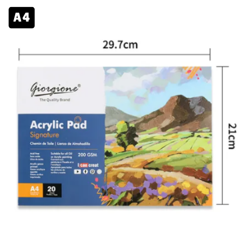 Giorgione Acrylic Pad 200gsm 20's