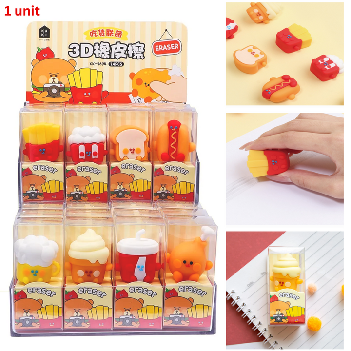 Kuki 3D Foods Eraser