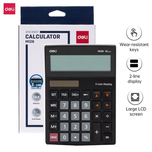 Deli Calculator Black