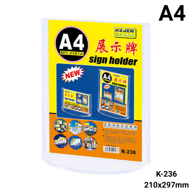 REAP Acrylic Sign Holder