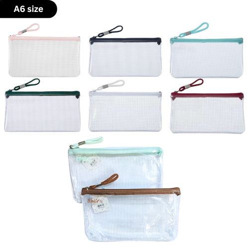 Kinhshion Zipper Soft Mesh Clear Case A6-321
