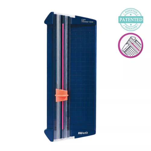 KW-trio A4 Mini Blade Gridded Paper Trimmer (Blue)