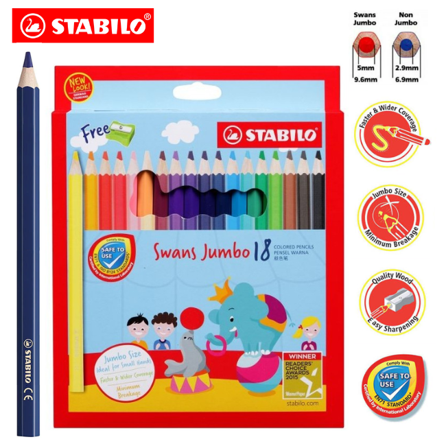 Stabilo Jumbo Colour Pencil
