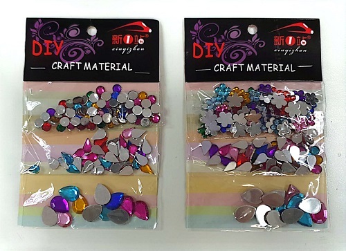 DIY Craft - Crystal  mix shape 3 in 1