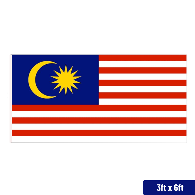 Flag - Malaysia 3'x6'