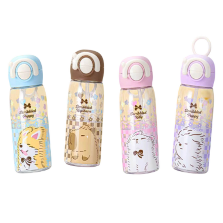 Scribbled Tritan Water Bottle 460ml