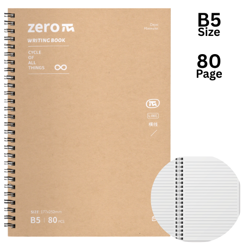 DEPAI Wire-O Note Book 175x252mm 80's