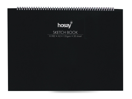 Hosay Wire-O Sketch Book 135gsm 30pages