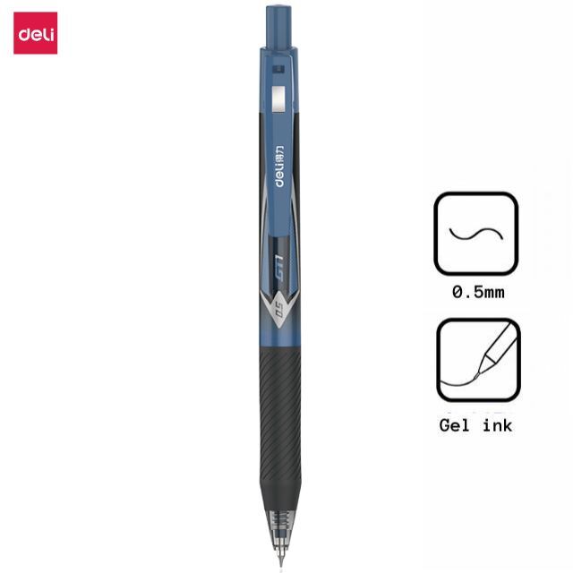 Deli Gel Pen GT1 0.5mm - Black