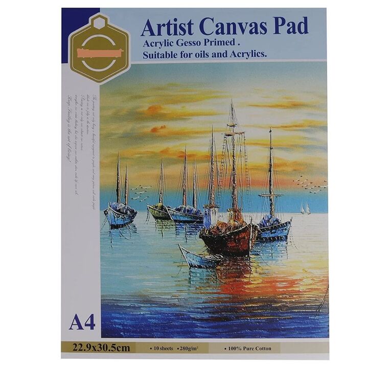 Canvas Pad A4 280gsm 10's