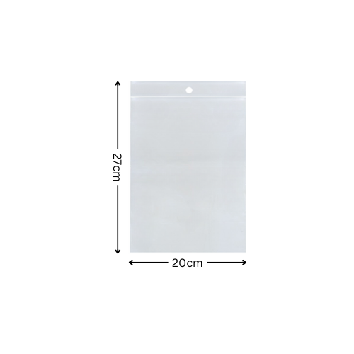 Ziplock Bag P.E.T/C.P.P White Base 20pcs