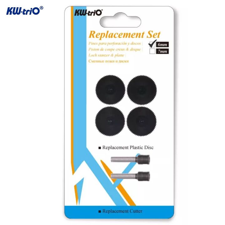 KW-trio 01300709 Replacement Set Cutter & Disc 6mm