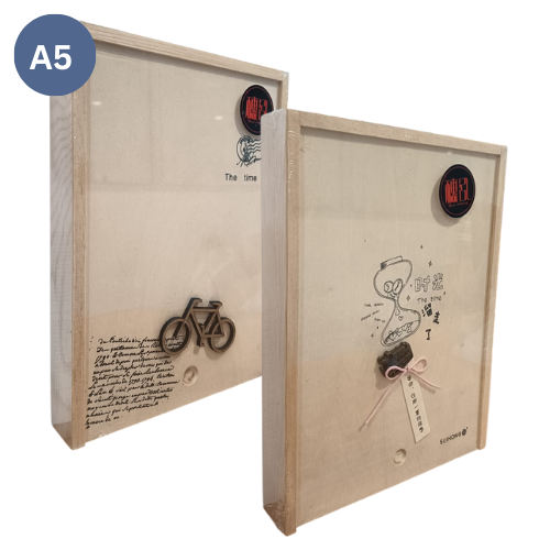 SuiHong Wooden Case Note Book