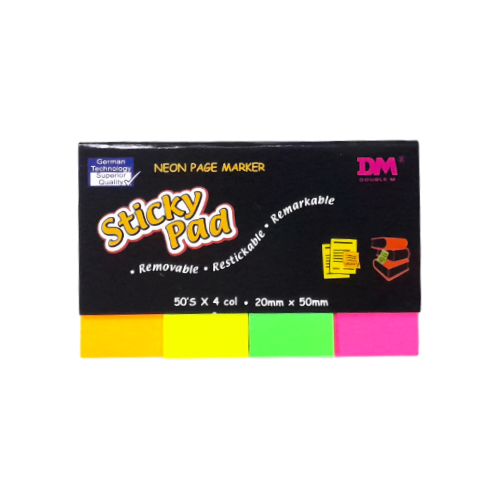 Sticky Pad 20x50mm 4x50's