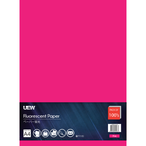 UEW Fluorescent Paper A4 100s