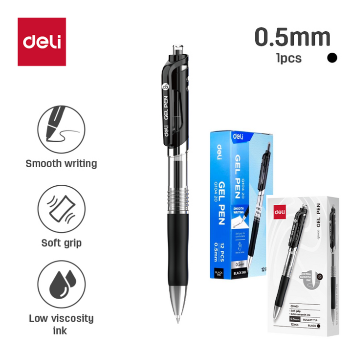 Deli Mate Gel Pen 0.5mm
