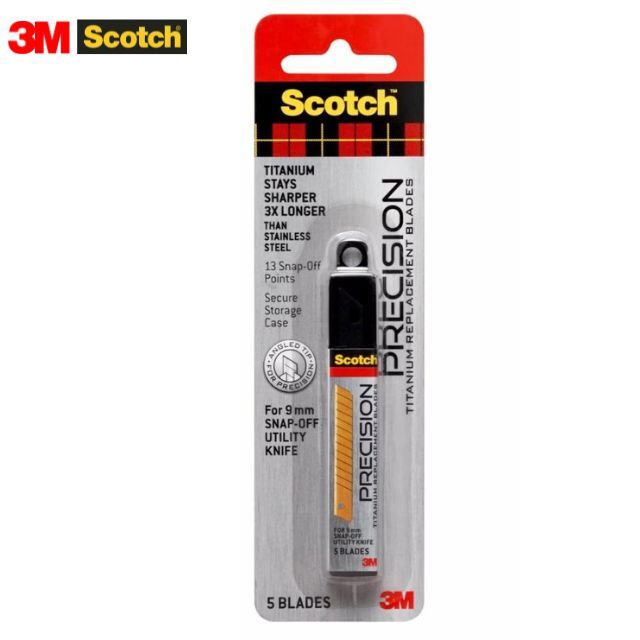 3M Scotch Precision Titanium Refill Blades 5s