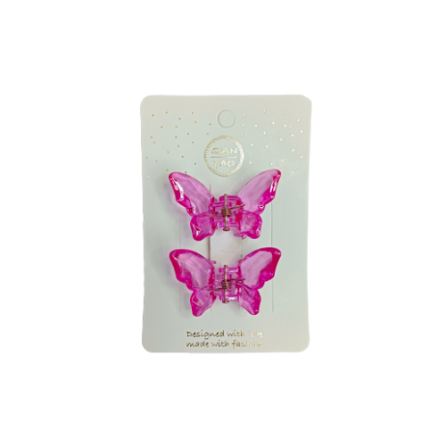 Butterfly Hair Claw Clip 4cm 2's