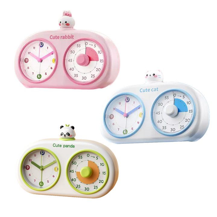 2 in 1 Capsule Shaped Clock and Timer