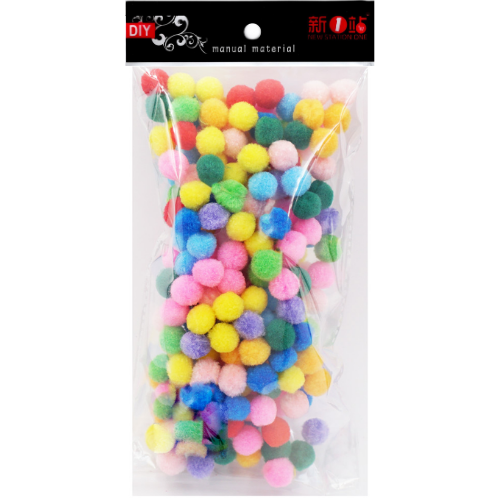 DIY Colourful Cotton Ball 15mm