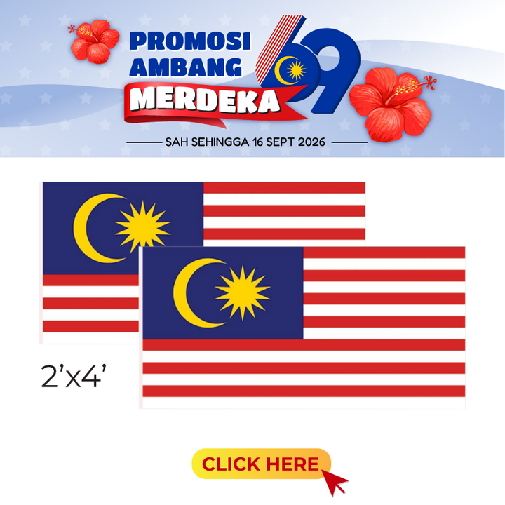 Merdeka@Flag - Malaysia 2'x4'