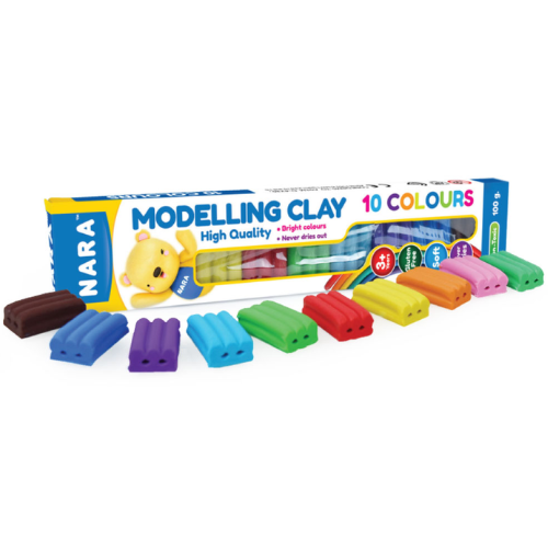 Nara Modelling Clay 100g- Mix Colour