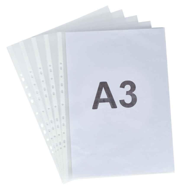 Protector Sheet A3-8C/A3-11-8 A3 11 Holes 10's