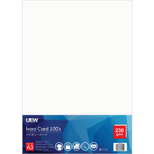 Ivory Card A3 230gsm 100's